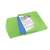 Esselte Vivida Jumbo A4 green PP folder with elastic closure, holding documents