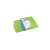 Esselte Vivida Jumbo A4 green PP folder with elastic closure, holding documents