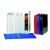 Esselte A4 White Ring Binders with D-rings, multiple colors