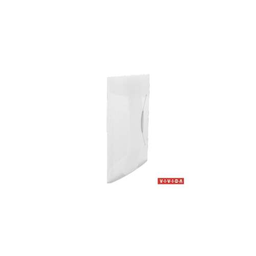 Esselte Vivida A4 white PP elastic folder, 15mm spine