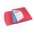 Esselte Vivida Jumbo A4 red elastic folder, 40mm spine, with documents