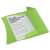 Esselte Vivida green A4 elastic folder, 15mm spine, open