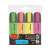 Keyroad Fluo Neon Highlighter Set, 4 pack, green, orange, yellow, pink