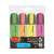 Keyroad Fluo Neon Highlighter Set, 4 pack, green, orange, yellow, pink