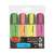 Keyroad Fluo Neon Highlighter Set, 4 pack, green, orange, yellow, pink