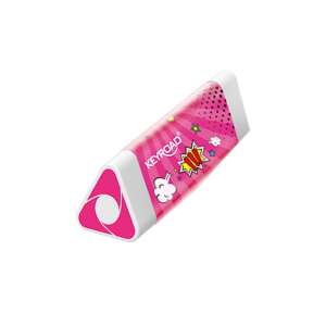 Keyroad Kaleidoscope Radír, rózsaszín, PVC mentes - Radír