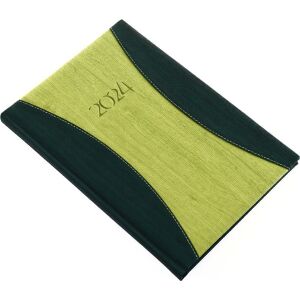 Realsystem Prémium A B5 2024 Heti naptár - Zöld - REALSYSTEM