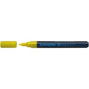 Schneider Maxx 271 sárga lakkmarker, 1-2 mm kerek hegyű - Marker