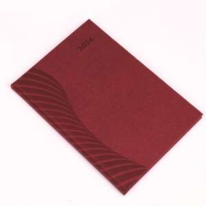 Red 2024 Amigo B/5 weekly planner with white pages, Realsystem - REALSYSTEM