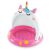 Angled view of Intex Unicorn Inflatable Baby Pool with Canopy