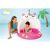 Child playing in Intex Unicorn Inflatable Baby Pool with Canopy