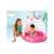 Intex Caticorn inflatable pool with canopy, pink and white unicorn design, for toddlers, with a child playing in it