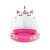 Intex Caticorn inflatable pool with canopy, pink and white unicorn design, for toddlers