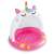 Intex Caticorn inflatable pool with canopy, pink and white unicorn design, for toddlers
