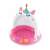 Intex Caticorn inflatable pool with canopy, pink and white unicorn design, for toddlers