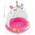Intex Caticorn inflatable pool, pink and white unicorn design, for toddlers, 102x102 cm size