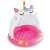 Intex Caticorn inflatable pool with canopy, pink and white unicorn design, for toddlers