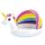 Piscina gonflabila pentru copii Intex Unicorn cu baldachin curcubeu