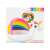 Intex Unicorn Inflatable Baby Pool with Rainbow Canopy, 127x102x69cm, white