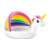Intex Unicorn Inflatable Kiddie Pool with Rainbow Canopy