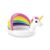 Intex Unicorn Inflatable Kiddie Pool with Rainbow Canopy