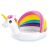 Intex Unicorn Inflatable Kiddie Pool with Rainbow Shade - White Background