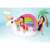 Intex Unicorn Kiddie Pool in use with child and parent