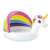 Intex Unicorn Inflatable Kiddie Pool with Rainbow Canopy