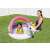 Intex Unicorn Kiddie Pool in use with child and parent in garden