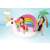 Intex Unicorn Kiddie Pool in use with child and parent
