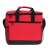 Red insulated lunch bag with handles and shoulder strap, Thermo lunch bag, 16 liter