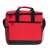 Red insulated lunch bag with handles and shoulder strap, Thermo lunch bag, 16 liter