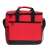Red insulated lunch bag with handles and shoulder strap, Thermo lunch bag, 16 liter