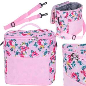 Thermo uzsonnás táska, ételhordó, rózsaszín, virág mintás - 11 Liter 68148288 Hűtőtáska, jégakku