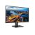 Angled view of Philips 325B1L 31.5 inch QHD IPS monitor displaying a city landscape