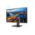 Side view of Philips 325B1L/00 32 inch QHD monitor with stand