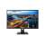 Front view of Philips 325B1L 31.5 inch QHD IPS monitor displaying a city skyline