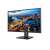 Side angled view of Philips 325B1L 31.5 inch QHD IPS monitor displaying a city landscape