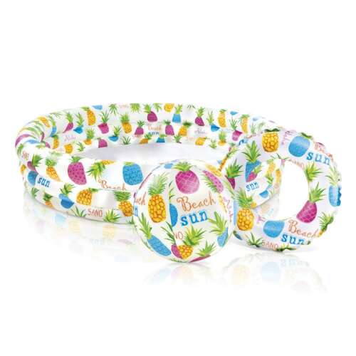 Intex 132x28cm Pool Set - Pineapple (59469NP) #white