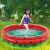 Child playing in Intex Watermelon Inflatable Pool