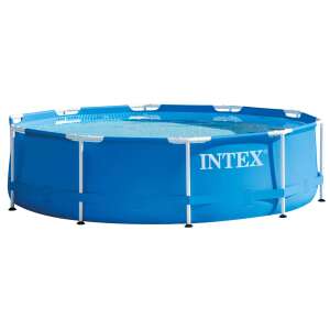 Intex 305x76cm Metallrahmen-Schwimmbecken mit Metallrahmen und Wasserstrudel (28202NP) 49153421 Garten