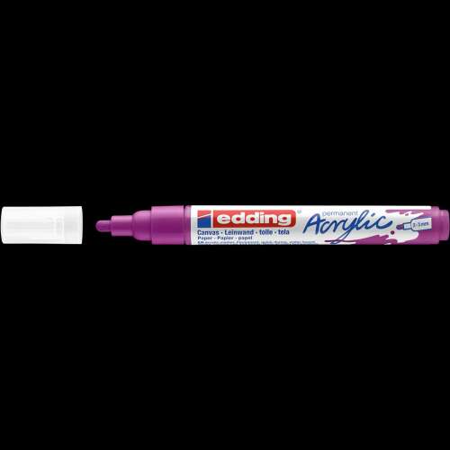 Marker acrilic 2-3mm, Edding 5100 violet