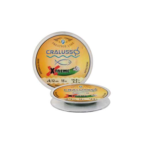 Cralusso Xtreme Fonott Horgász Zsinór, 0,12mm, 15m, Fáradt Zöld