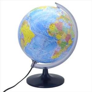 Political globe 25 cm illuminated
