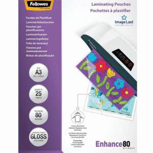 Fellowes® Lamináló Fólia - A3 - 80 mikron - Fényes