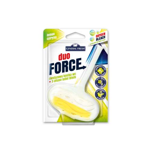 General Fresh Duo Force WC Illatosító Blokk - Citrom - 40g