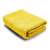Yellow microfiber cleaning cloth, 40x40cm, 300g/m2, pack of 10