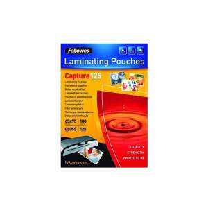 Fellowes Capture 125 lamináló fóliák, 65x95mm, 100 db, fényes, 125 mikron - Fellowes