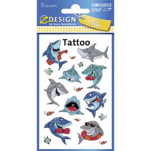 Avery Z Design Kinder Tattoos Hai-Blatt - Avery