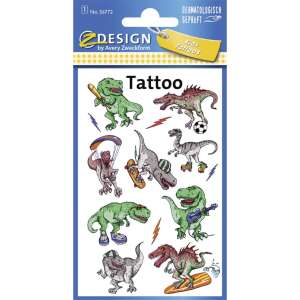 Matrica tetoválás 1ív/csomag Avery  dínók 50642602 